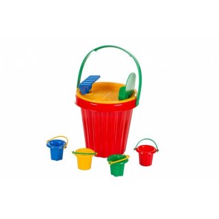 Zestaw do piasku z wiaderkami LESZKO LESZKO
