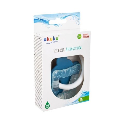 Zestaw gryzaków myszka kwadrat AKUKU ALBIS