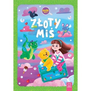 Złoty miś duże litery AKSJOMAT AKSJOMAT