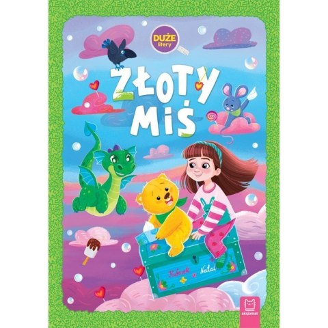 Złoty miś duże litery AKSJOMAT AKSJOMAT