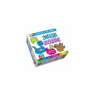 Zwierzaki rozrabiaki-gra eduk MULTIGRA MULTIGRA