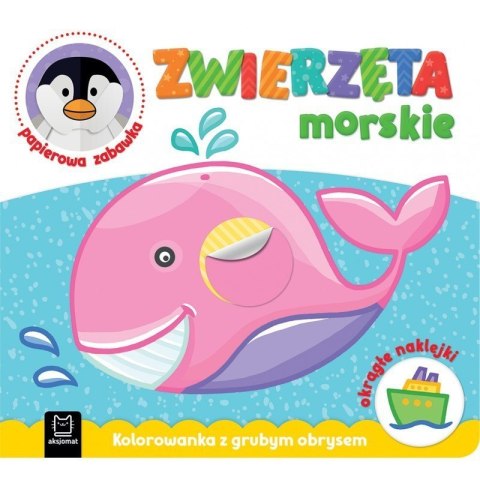 Zwierzęta morskie kolorowanka AKSJOMAT AKSJOMAT